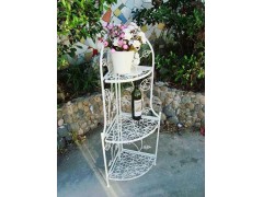 安溪藤铁之都铁艺置物架欧式田园户外风格