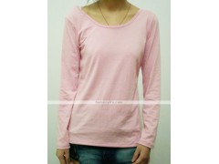 秋季纯棉长袖T恤批发韩版T恤批发