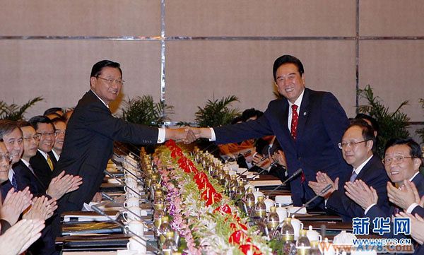 台湾立法机构表决通过两岸经济合作框架协议