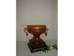 上海高档商务礼品制作、琉璃聚宝盆制作、开业典礼纪念品