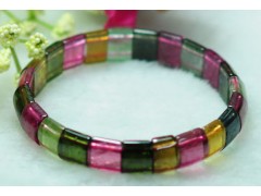 东莞彩碧天然宝石级碧玺手排