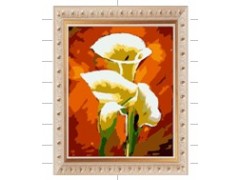 供应30*40中号数字油画，数字画，涂涂数画