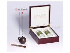 高极仿红木钢琴漆茶叶木盒【木匠大师】