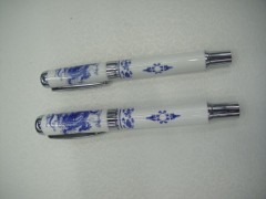 东莞青花瓷笔红瓷笔订做