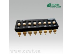 供应2-12位贴片型DIP开关