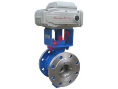 供应电动V型切断球阀临沂上业