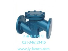 H41F46升降式衬氟止回阀，上海不锈钢止回阀供应
