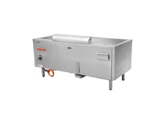 厂家供应蓝洋商厨节能日式铁板烧（燃气+电热） 西厨设备