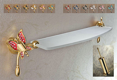 精致华丽五金浴室配件 流行风让你爱不释手