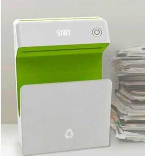 新型逆向打印机 废纸转眼变为白纸  