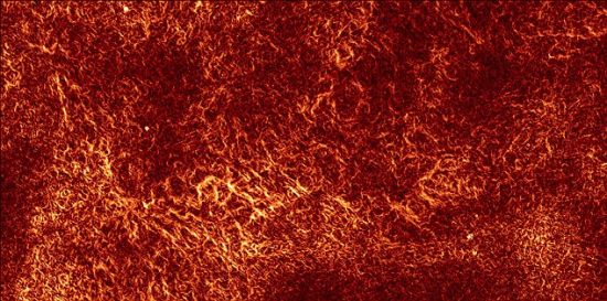 科学家观测到1万光年外星际气体运动景象