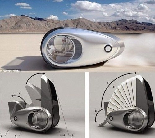 概念露营车可折叠 零排放能源自给