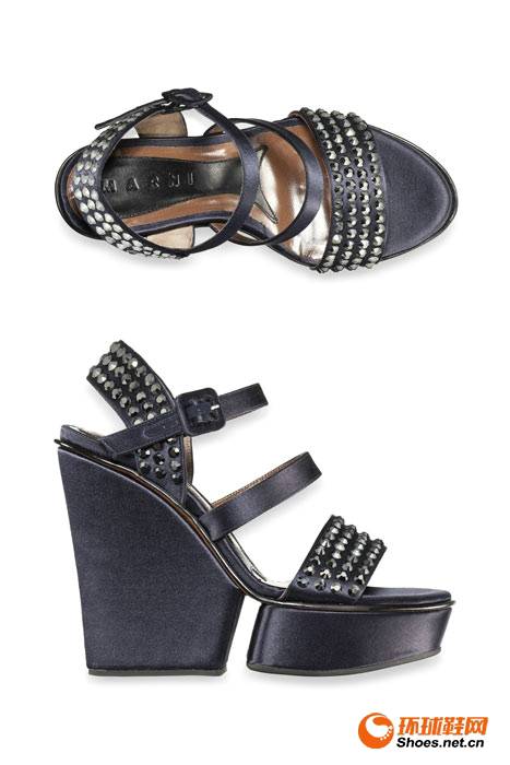 MARNI极具建筑感坡跟鞋 2011-12秋冬鞋款系列1少女风