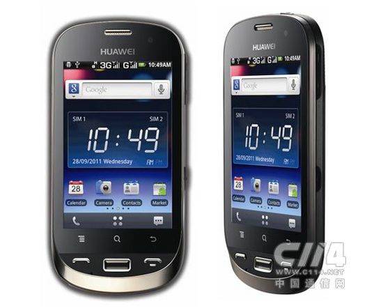 华为发布首款双卡双待Android智能机 售249美元