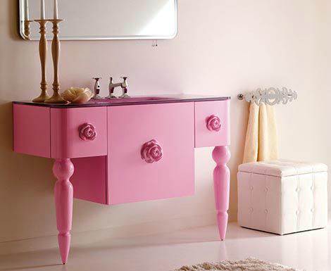 情迷复古浪漫浴室柜