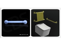 一字型座便器扶手，残疾人卫生间扶手