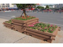 供应花箱，宜兴华龙塑木花箱，wpc花池，塑木花盆