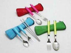 长期供应不锈钢餐具,美可盛旅行餐具,广东不锈钢餐具生产商