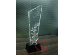 广州水晶奖杯供应商、广州水晶奖杯制作、年度突出贡献奖奖杯制作