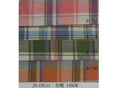 格子布面料
