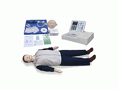 功能全面升级心肺复苏模拟人,2010CPR指南操作假人模型