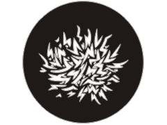 舞台灯光图案，反射镜玻璃图案，成像灯logo设计制作