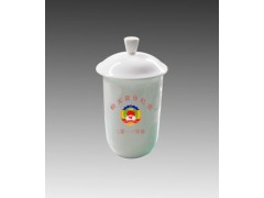 年终晚会礼品，景德镇会议纪念瓷杯，定做会议杯子