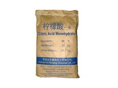供应优质酸度调节剂一水柠檬酸 一水柠檬酸详细说明