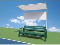 供应户内外体育场所庭院不生锈抗老化休闲椅（可带遮阳伞）