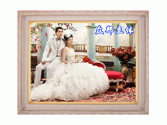 3D立体婚纱照片