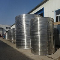 2吨 不锈钢圆形冷水箱  厂家批发