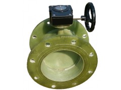 蜗轮玻璃钢蝶阀 蜗轮玻璃钢蝶阀