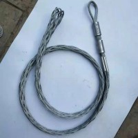 钢丝电缆网套双头侧拉旋转网套电力导线拉线网套加强型电缆网套
