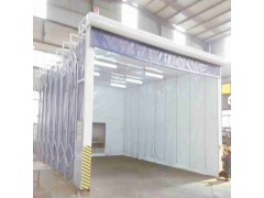 移动折叠式喷漆房+干式喷漆柜+催化燃烧 移动折叠式喷漆房+干式喷漆柜+催化燃烧